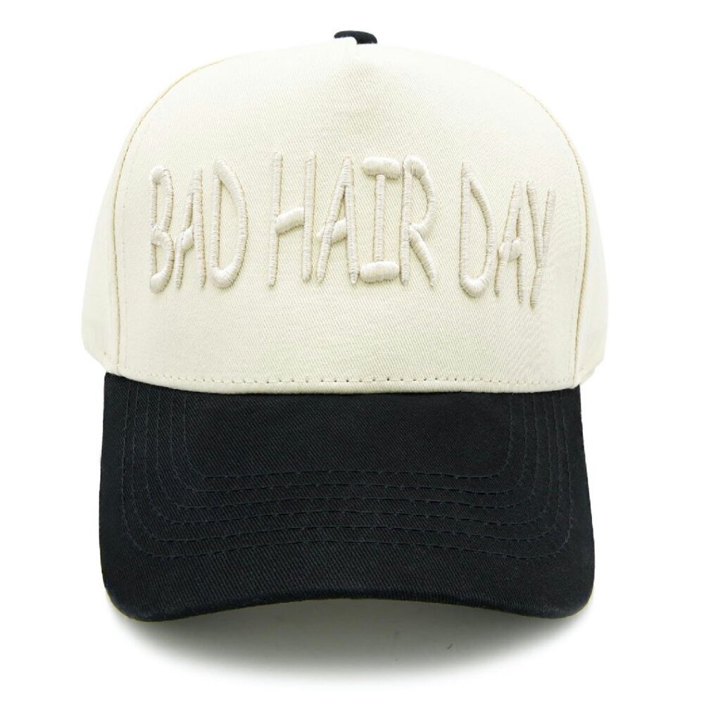 Adjustable Trucker Hat for Women, Embroidered Baseball Cap, Breathable Cotton